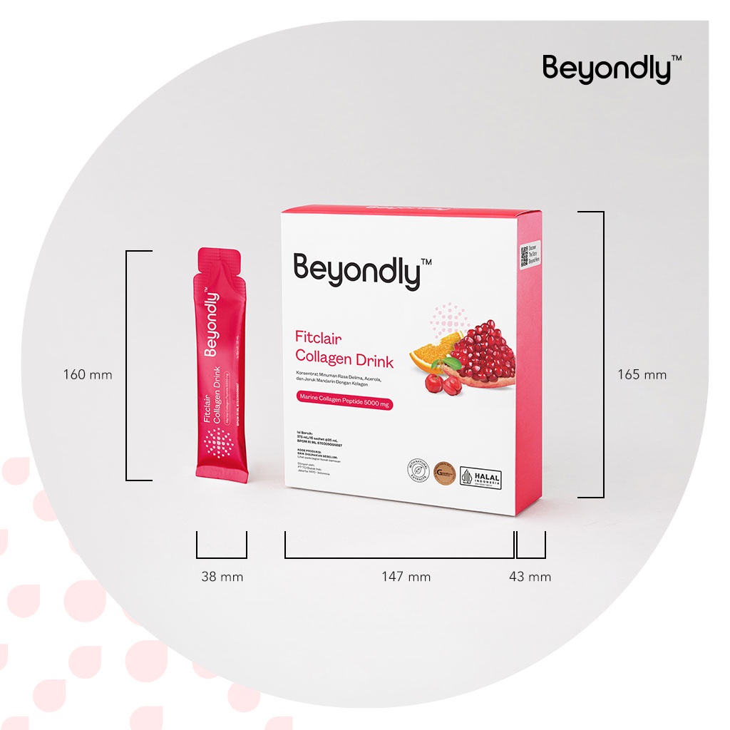 

Beyondly Fitclair Collagen Drink Minuman dengan Kolagen