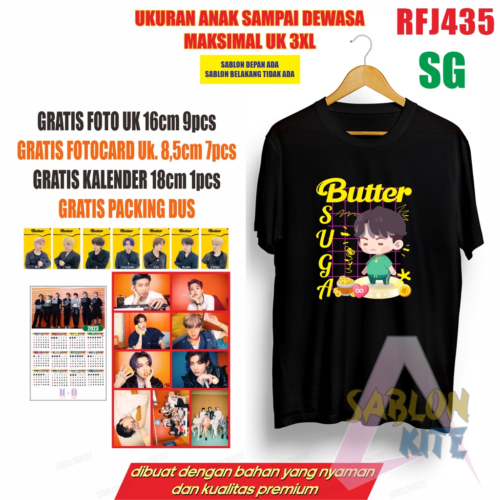 GRATISAN BYK!!! KAOS KOMPLIT BUTTER IN THE SEOM RFJ435