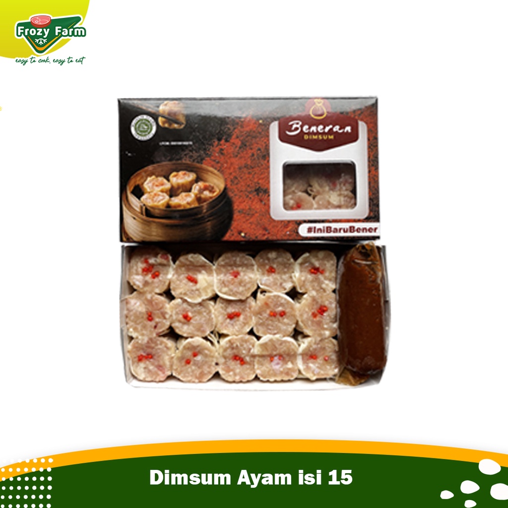 

DIMSUM FROZEN AYAM (BENERAN DIMSUM) ISI 15/ BOX - DIMSUM MEDAN HALAL - DISTRIBUTOR DIMSUM MEDAN