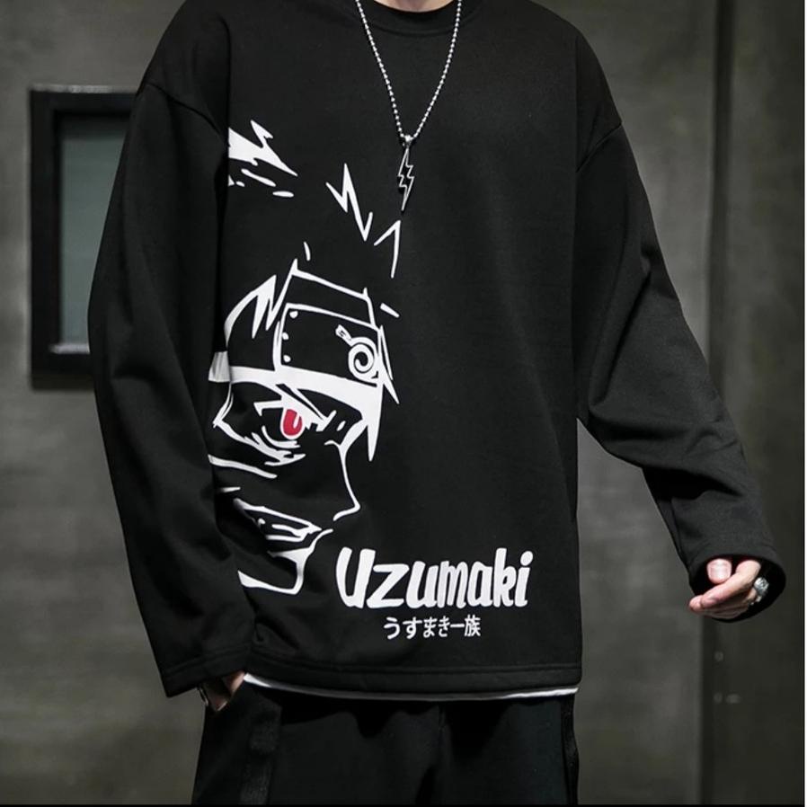 Grosir cod/sale/NARUTO/kaos pria lengan panjang/kaos pria murah/kaos pria keren/kaos distro