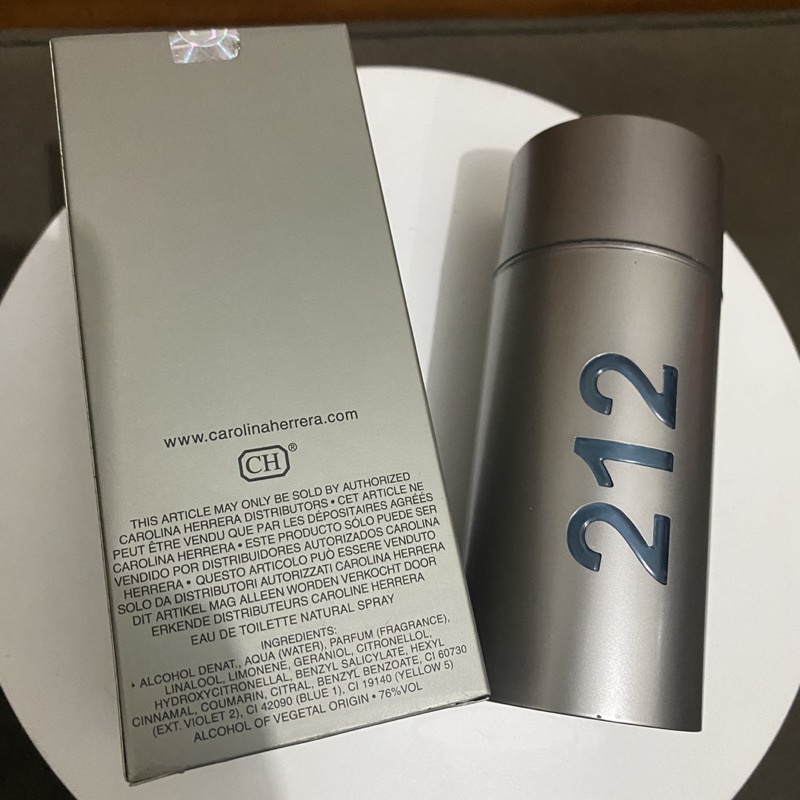 212 MEN NYC edition ex Singapore outlet