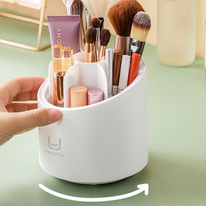 

Special CLEARANCE HAYYLIFE Rotating Pen Holder - Kotak Penyimpanan Makeup Brush Shelf 360° Rotating Pen Holder Mahasiswa DeskAlat Tulis Kantor HL-AIA627 ホ