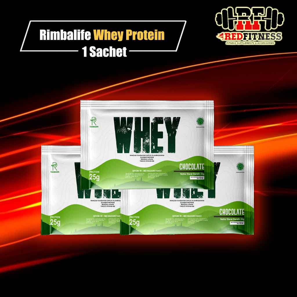 Rimbalife Rimba Whey Eceran 1 Sachet / Susu Whey Protein Ecer BPOM Halal