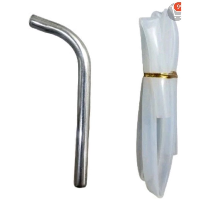 pipa pompa galon stenlis + selang pompa galon