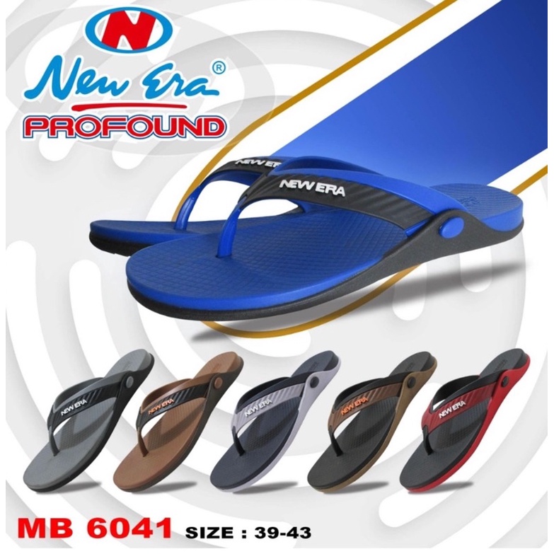sandal japit new era cowok MB 6041 per pak (6pasang)