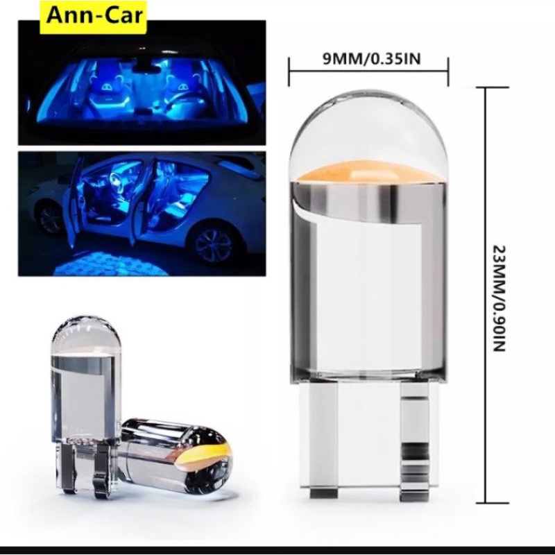 LAMPU LED RESIN T10 SENJA SEIN FULL KACA 360°