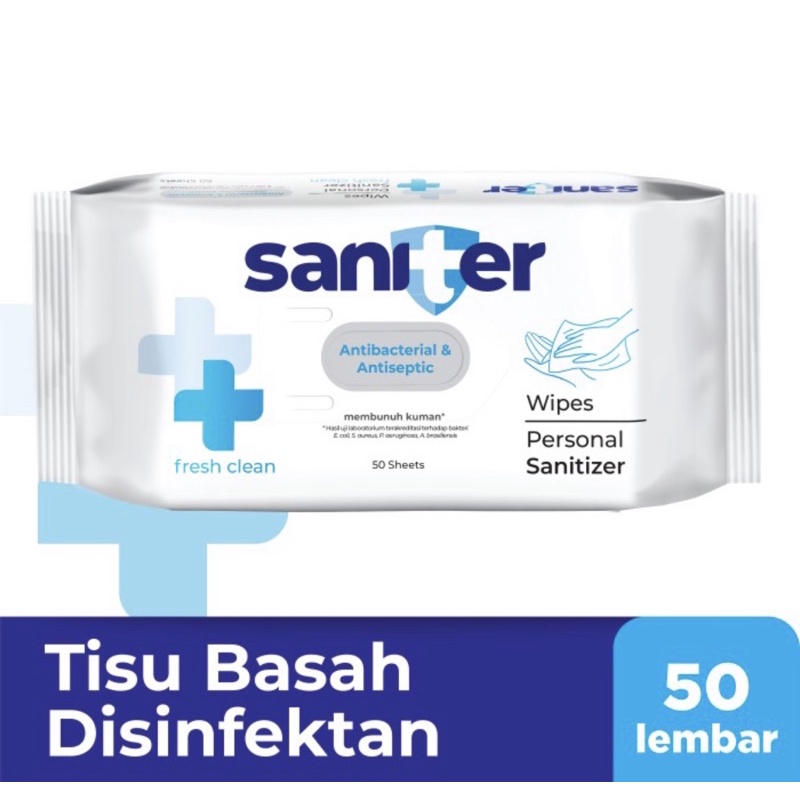 Tisu Basah Antiseptik Saniter Wipes All Surface Multipurpose