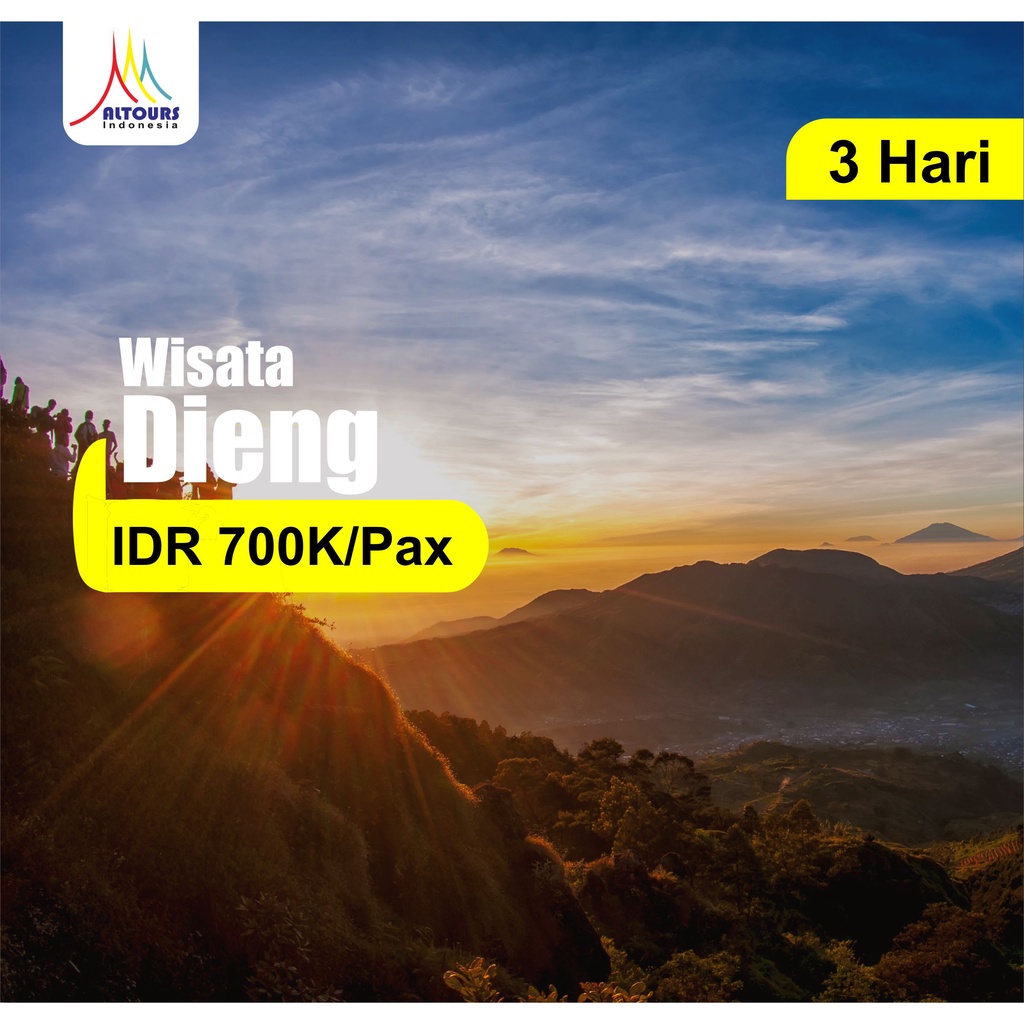 Open trip DIENG 3D bersama Altours Travelindo