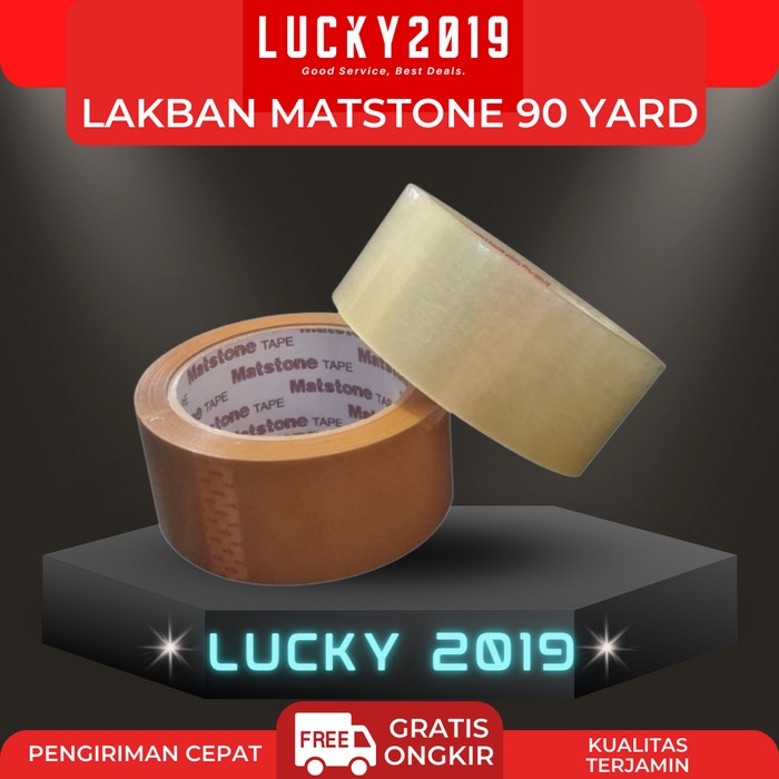 

LAKBAN BENING COKLAT 2 INCH ISOLASI MATSTONE 45MM x 90 YARD REAL
