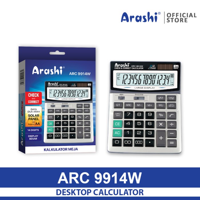 

BOOM SALE Arashi Kalkulator ARC 9914W