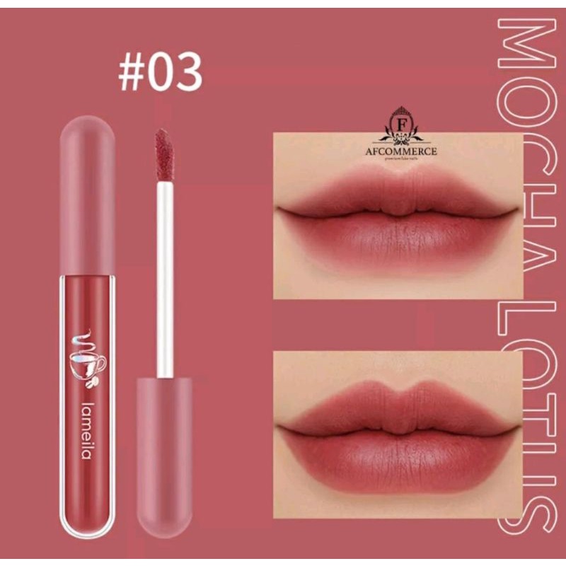 LAMEILA 1041 lipstick cair waterproof velvet lip glaze berkualitas