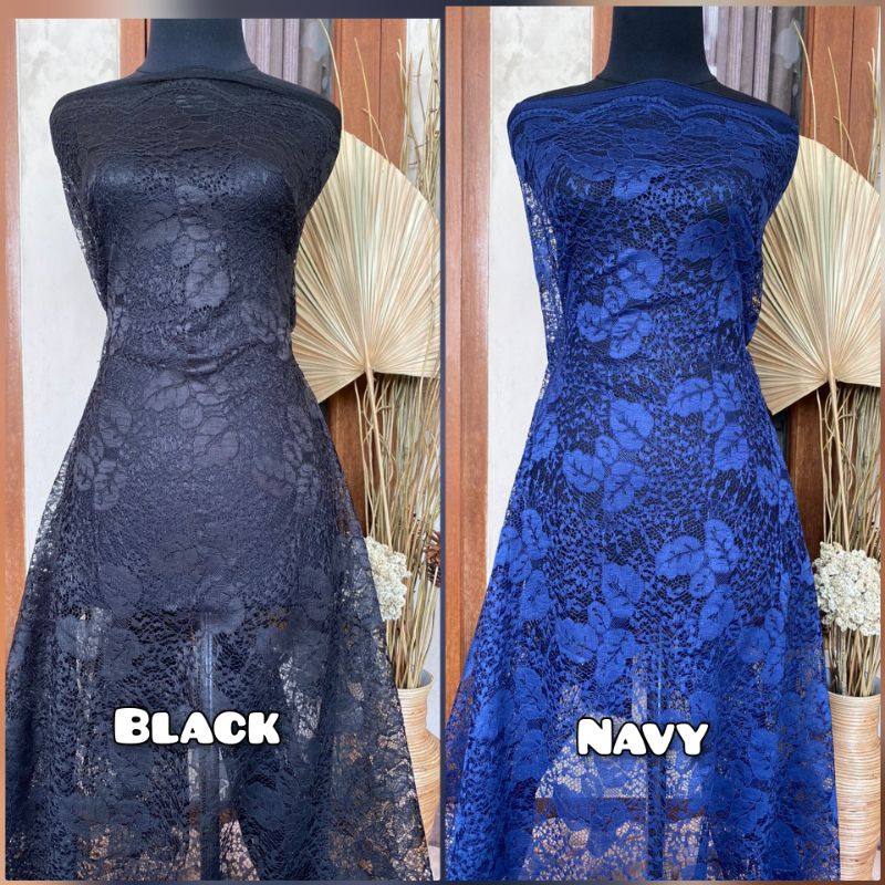 BROKAT DAUN/ LACE BAHAN KEBAYA. KAIN BROKAT. BRUKAT