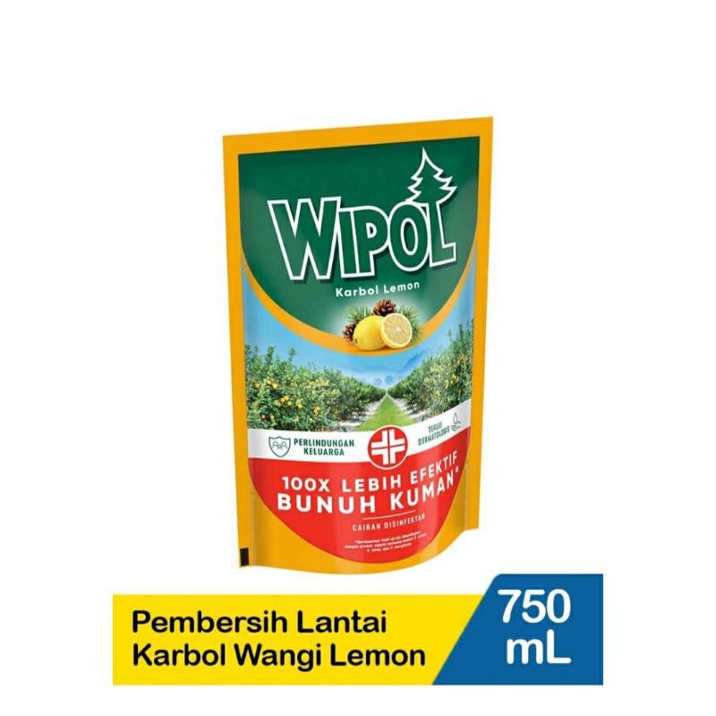 Wipol Karbol Wangi Lemon 750MI