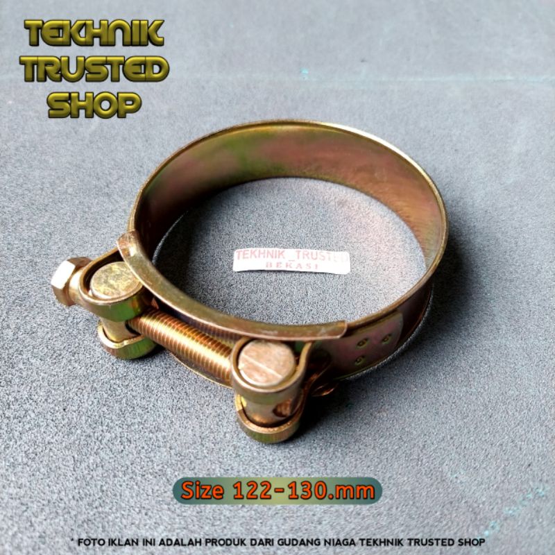 Clamp superior besi 5" ( 122-130mm ) High pressure klem selang pipa dll