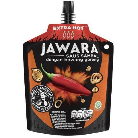 

⇦ Jawara Saus Sambal Bawang Goreng Extra Hot Pouch 120Ml ヷ