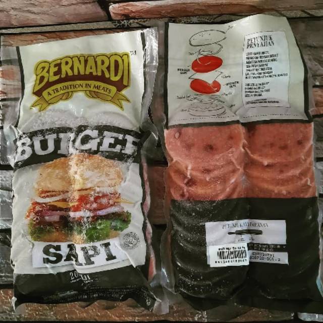 Bernardi Burger Sapi VC Slice Mini 20 pcs 500Gr