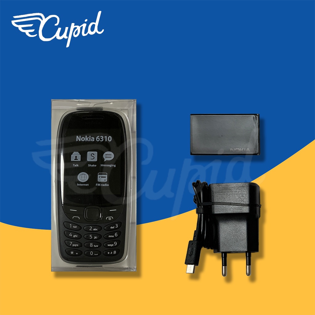 CUPID HP Nokia 6310 2021 DUAL SIM Bisa Bahasa Indonesia Garansi Toko