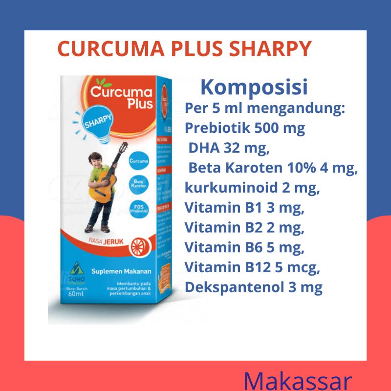 CURCUMA PLUS NAFSU MAKAN  RASA JERUK