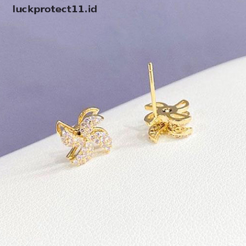 /Fashion Hot// Fashion// Rotag Windmill Ear Studs Anting Perak925 Lapis Perak Murni Wanita Perhiasan.