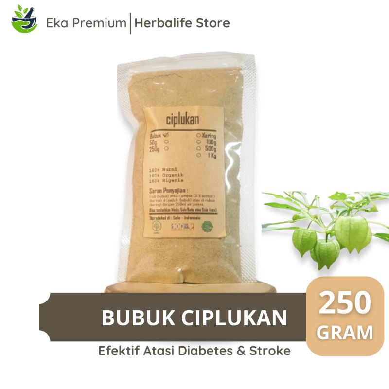 

Daun Ciplukan Bubuk Kering 250 Gram Asli Murni Organik Ramuan Buah Herbal Jamu Tradisional Obat Diabetes Gula Darah Stroke Ayan Epilepsi Rematik Asam Urat Gr