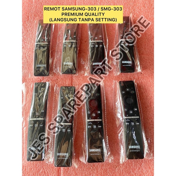 REMOT SAMSUNG-303 / SMG-303 PREMIUM QUALITY TV LED SMART TV ANDROID SAMSUNG (LANGSUNG TANPA SETTING)