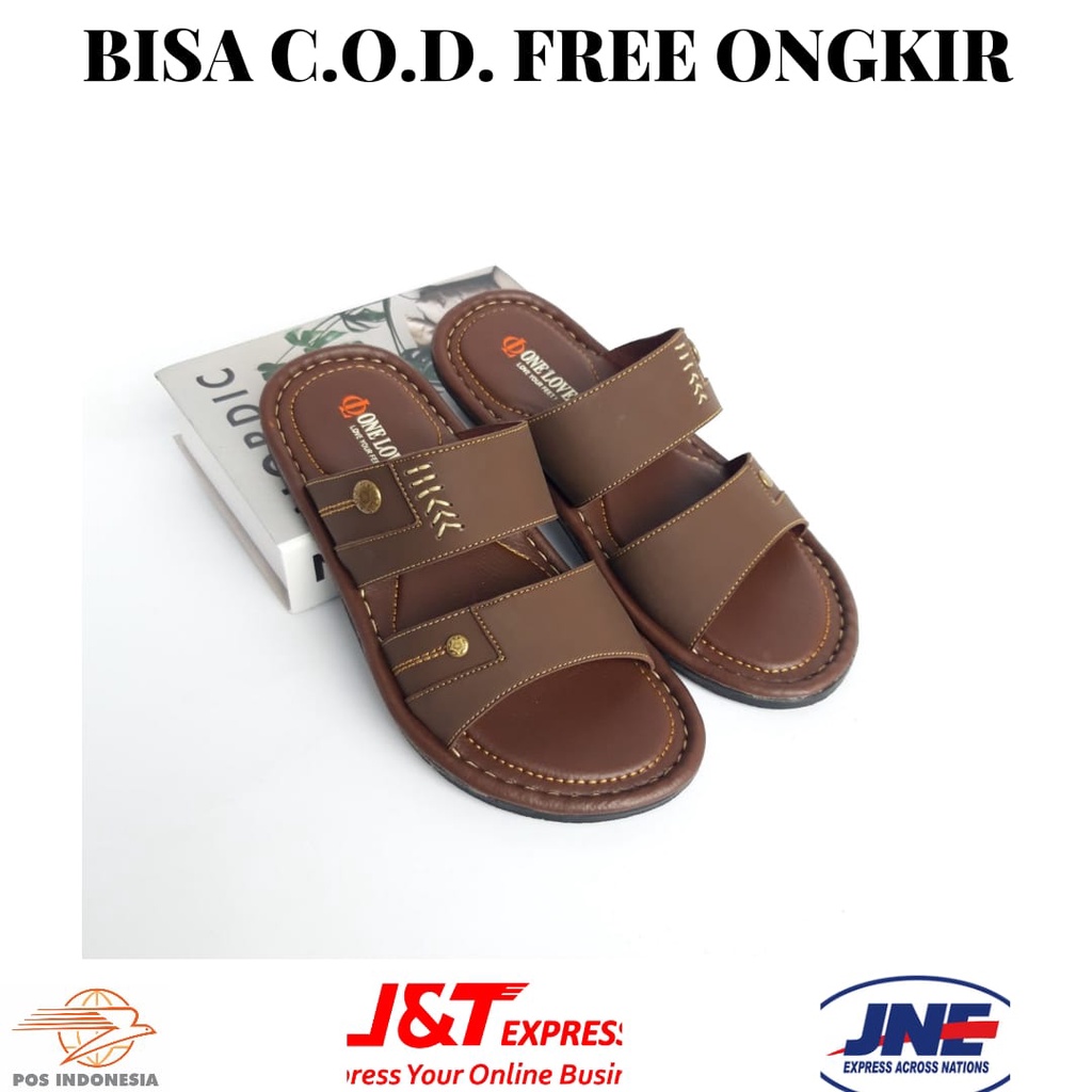 sandal pria karet nonslip terbaru by one love