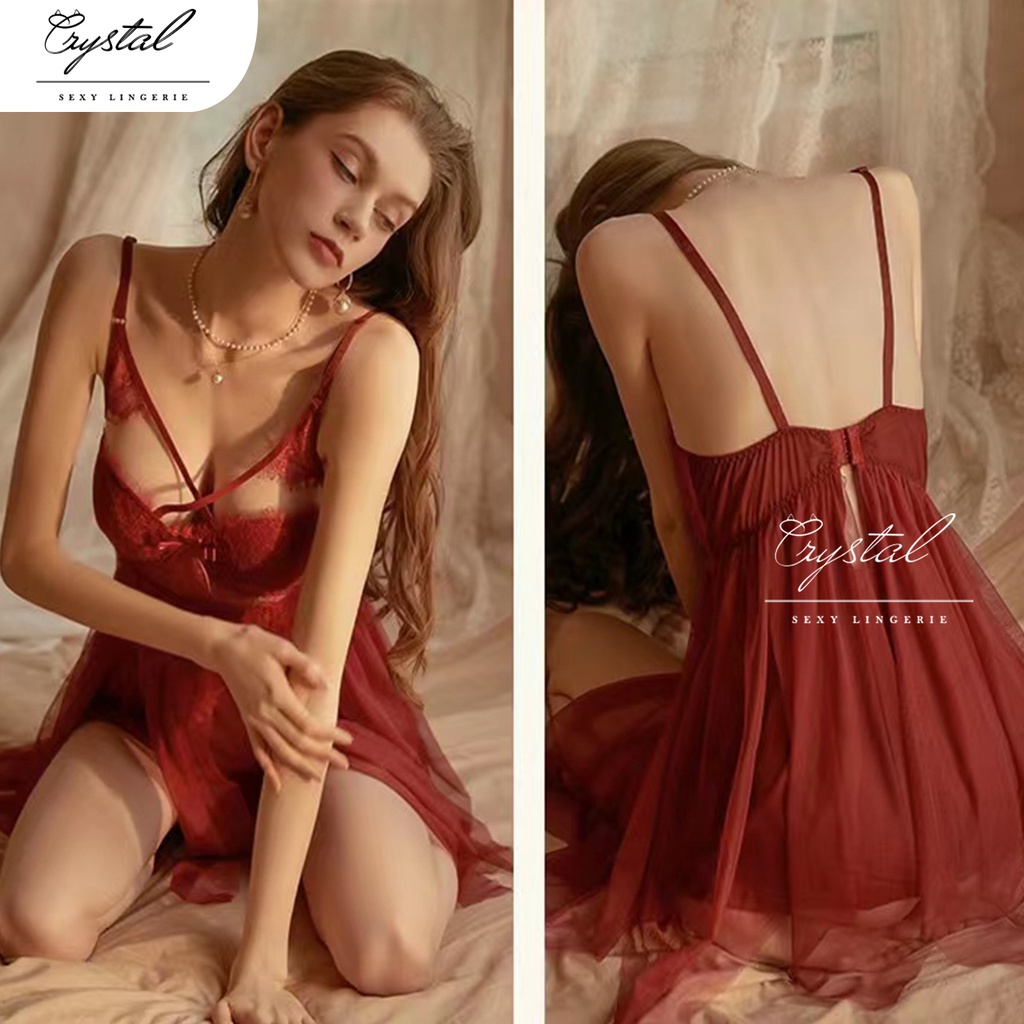 Lingerie Dress cup bra Sexy/ Baju Tidur Sexy Wanita / Sleepwear Sexy Wanita / Seserahan 154