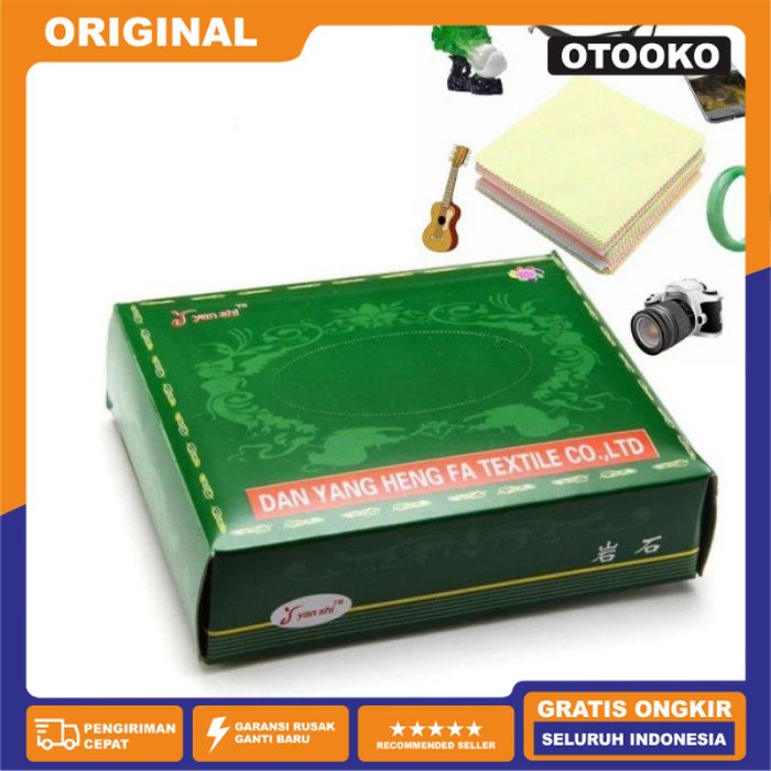 1 Box isi 100 Kain Lap Kacamata Microfiber Lensa Camera HP Premium