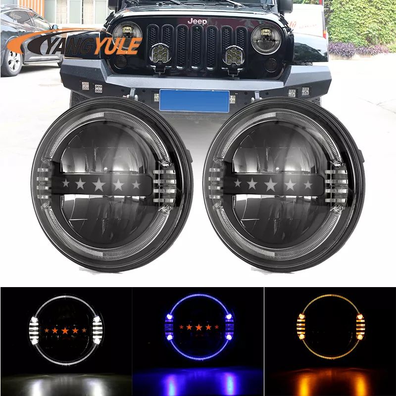 LAMPU HEDLAMP DAYMAKER 7 INCH HEDLAMP JK JL RUBICON JIMNY