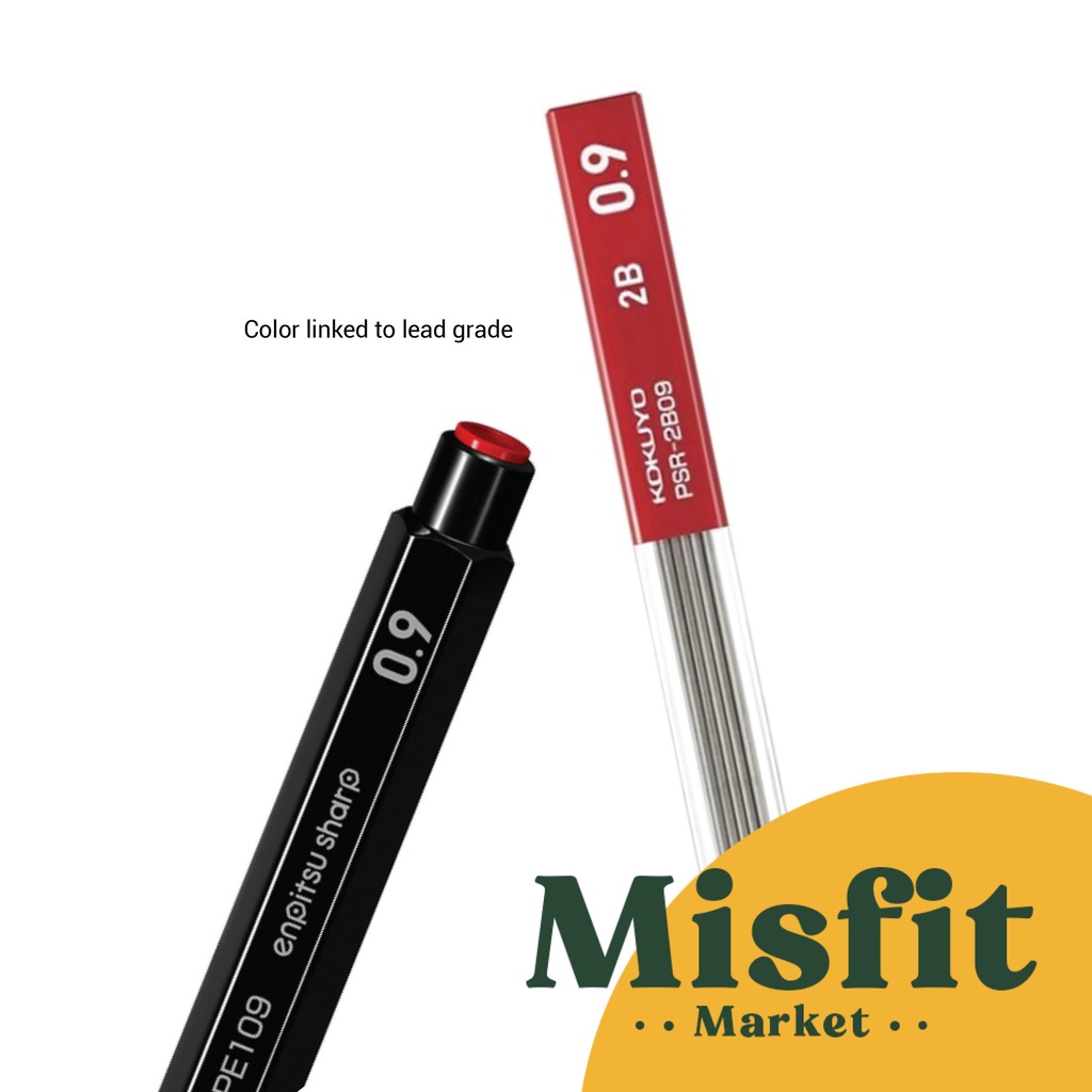 

D3W! Kokuyo Lead Refill Enpitsu Mechanical Pencil 0.3 0.5 0.7 0.9 1.3 mm Isi Ulang Mekanikal Pensil