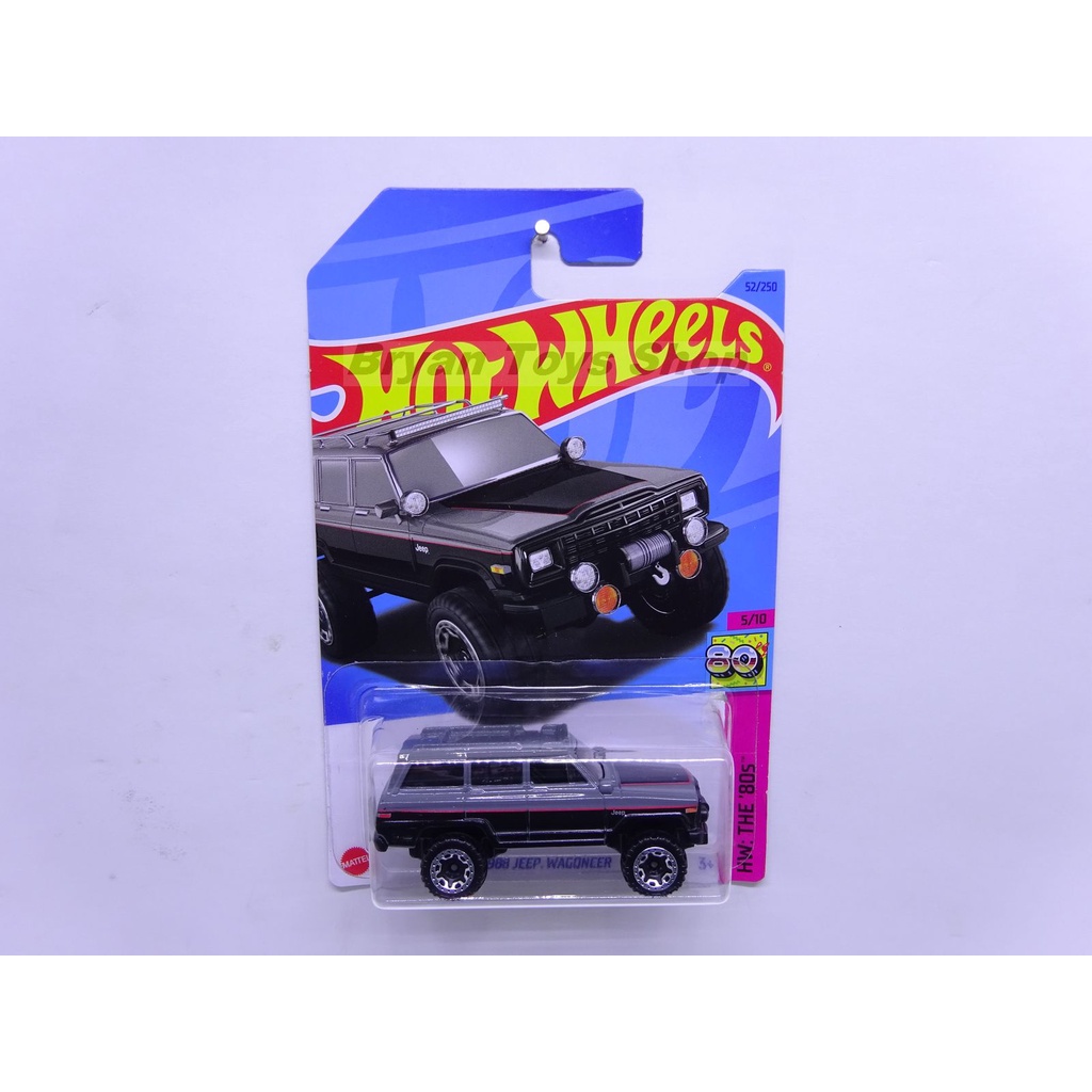 Hot Wheels 1988 Jeep Wagoneer Abu Hitam