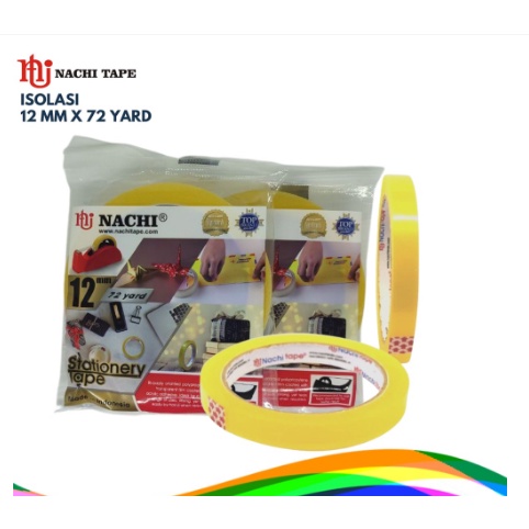 

ISOLASI NACHI 12MM X 72 YARD