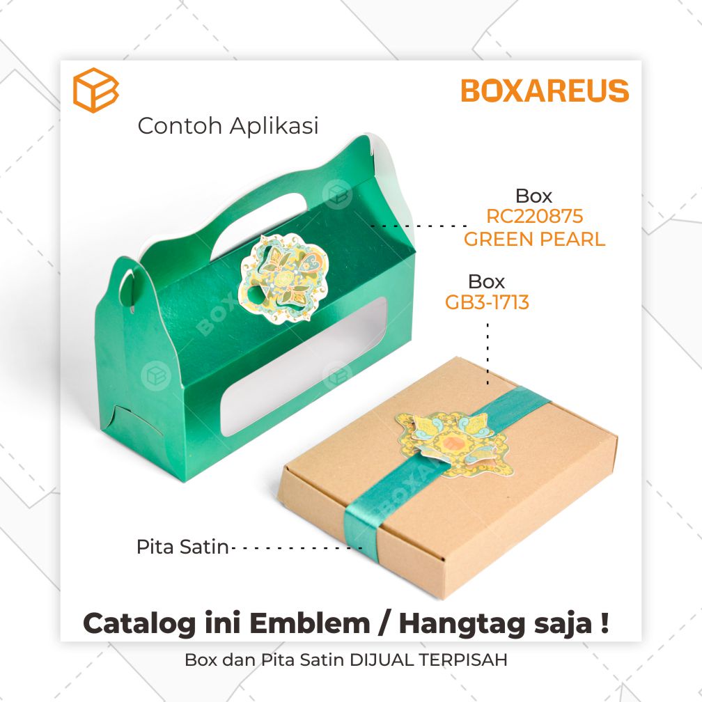 Hangtag Lebaran, Hang Tag Idul Fitri Timbul, Kartu Ucapan, Hampers Box Packaging | HTIF