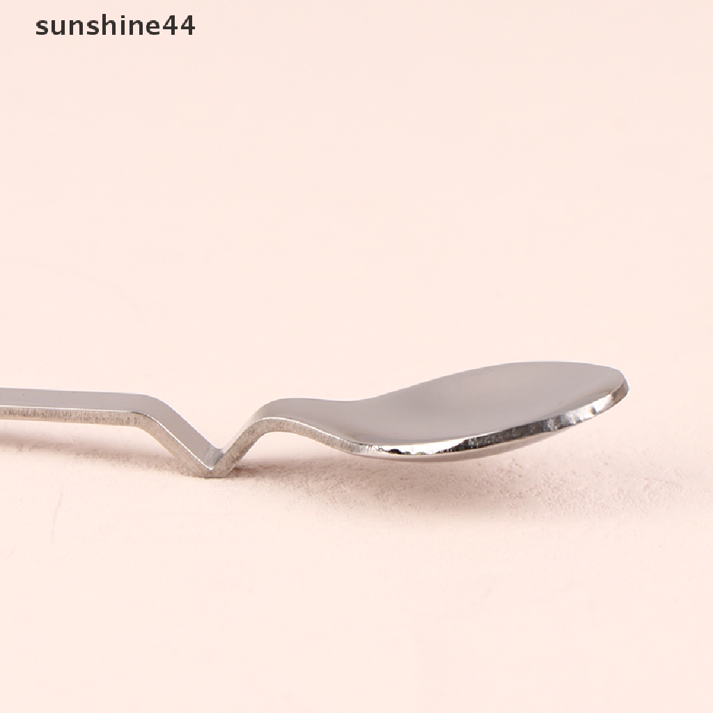 Sunshine Stainless Steel Lovely Cat Gantung Cangkir Kopi Sendok Ice Cream Dessert Scoop.