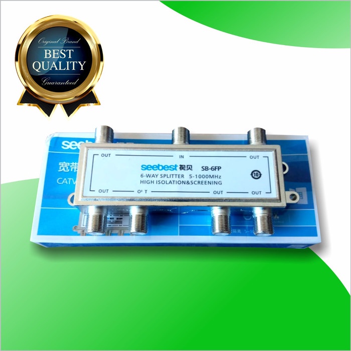 6Way Splitter outdoor 51000MHz high isolation ampscreening