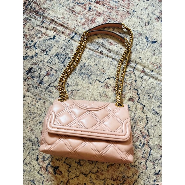 tory burch soft fleming pink moon preloved