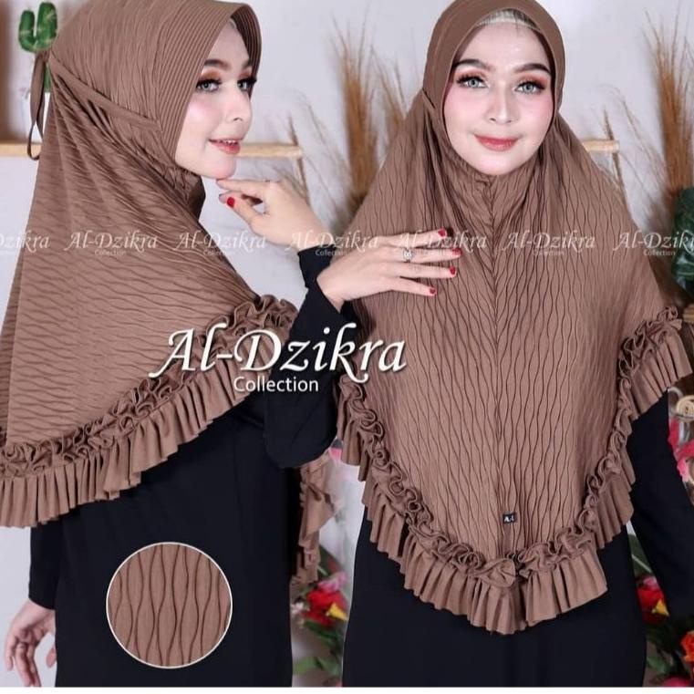 ➢Terlaris☆ Bergo plisket gelombang gotik / jilbab plisket tali rempel / bergo plisket / bergo pliske