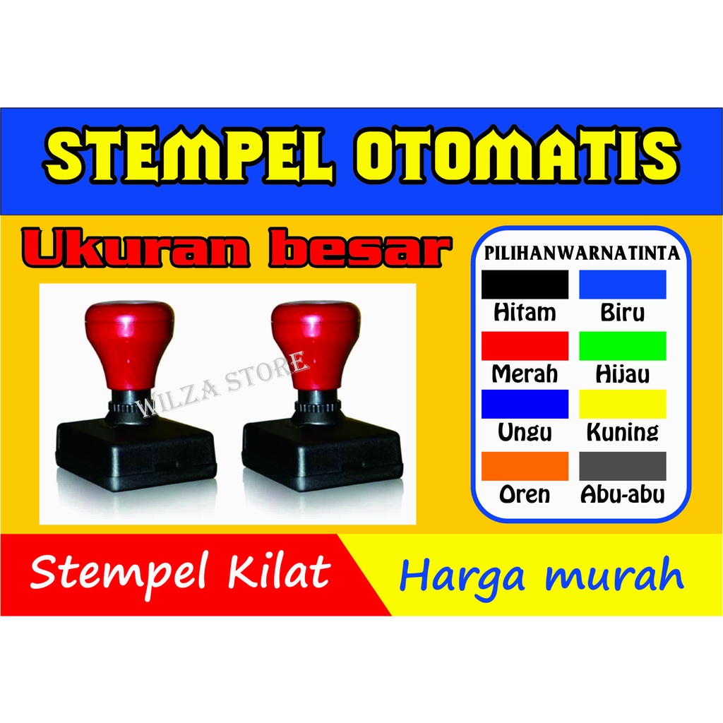 

stempel otomatis (Stempel Flash) ukuran Besar