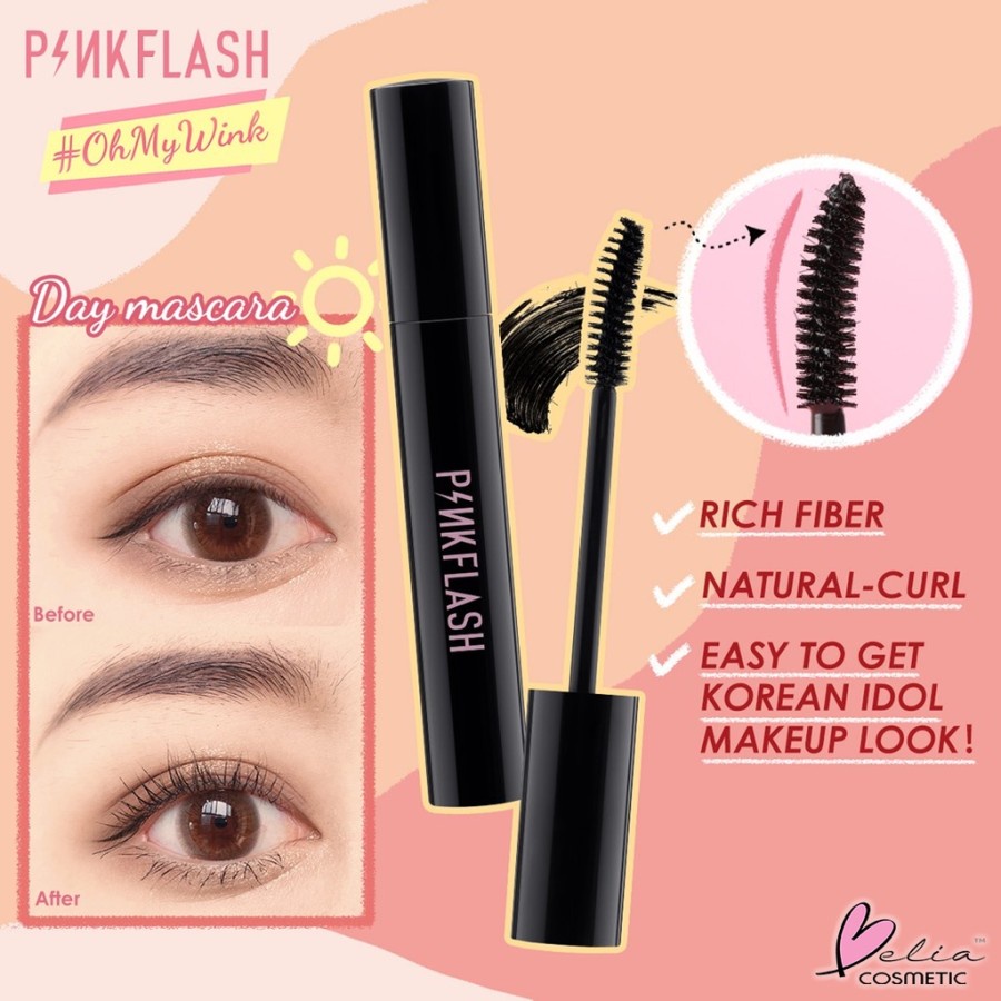 PINKFLASH MASKARA DAY &amp; NIGHT | VOLUME &amp; LENGTHENING WATERPROOF