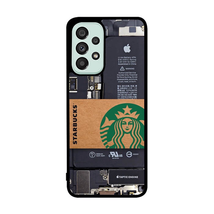 Casing Case Samsung A73 A53 A33 A23 A72 A52 A32 A71 A51 A31 A70 A50 S 4G 5G Starbucks YD0315 Custom 