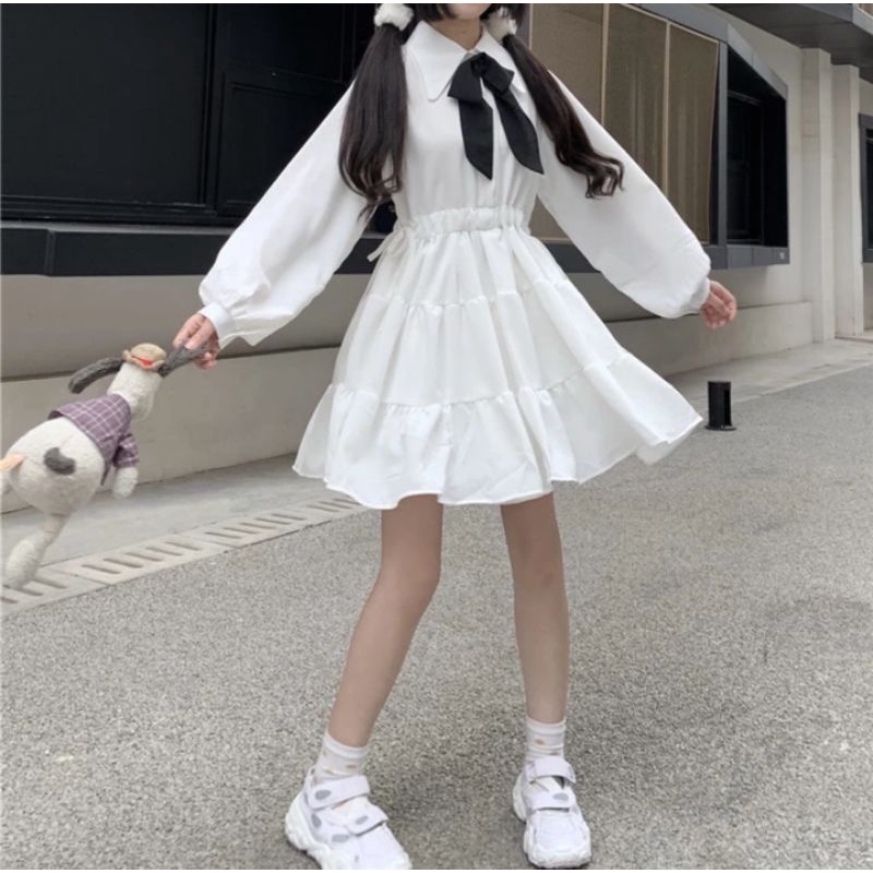 Lolita dress/dress ruffle korean style