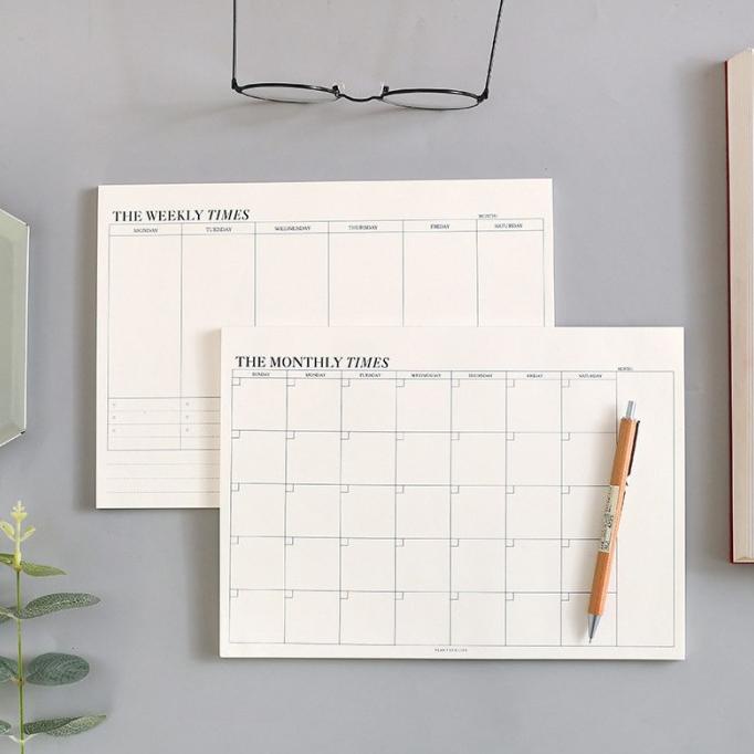 

The Times Weekly Monthly Planner Memopad - Kertas Catatan - Memo