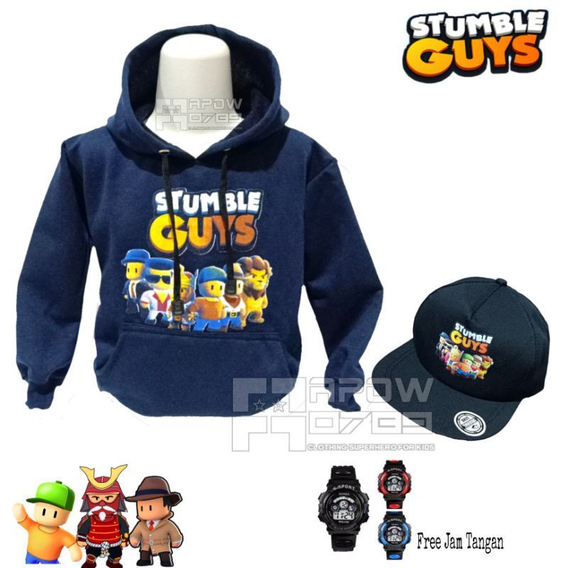 COD Jaket Hoodie Stumble guys 3in1 Jaket kupluk hangat Paket kumplit