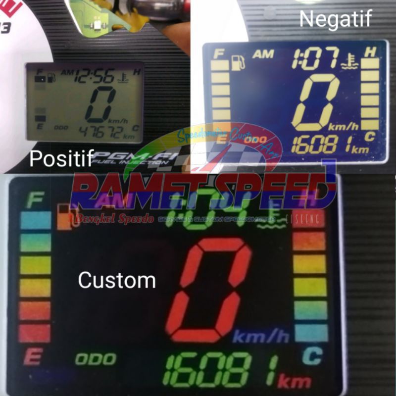 Polarizer Speedometer LCD Honda CB150R OLD