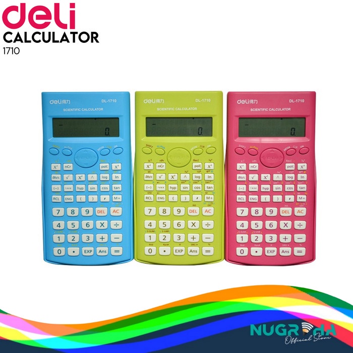 

BOOM SALE KALKULATOR / CALCULATOR SCIENTIFIC DELI 1710A