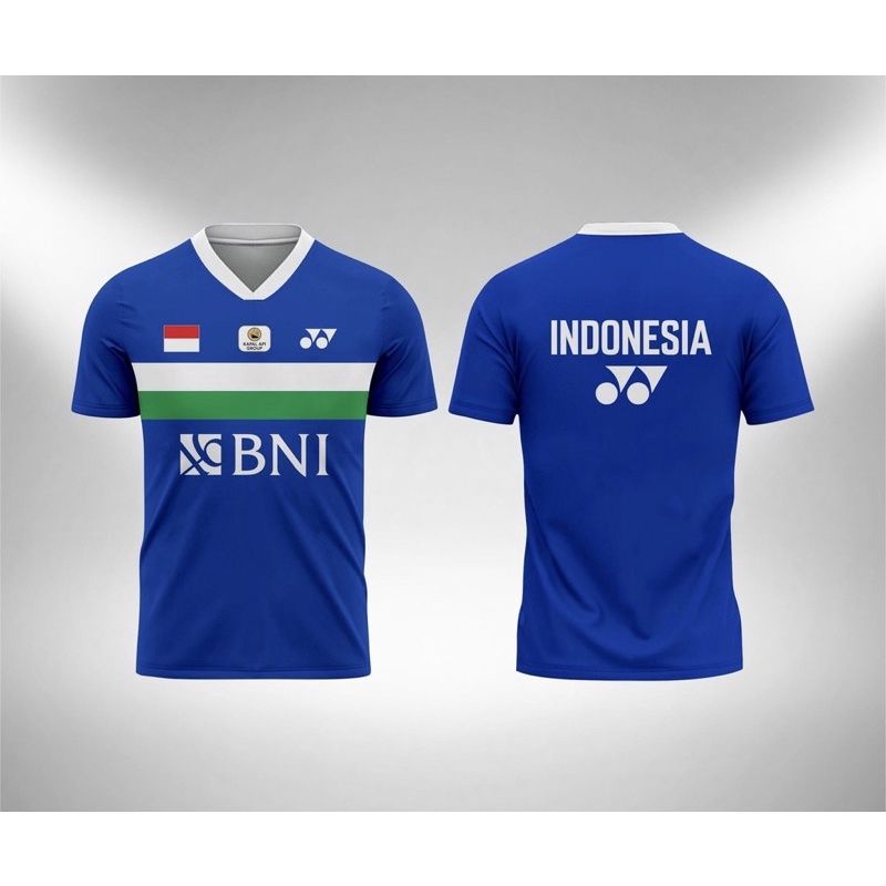 Kaos Jersey Badminton Indonesia Grade KW