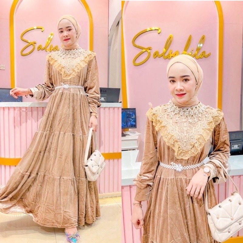 Gamis import // Zakia bludru // 100% import