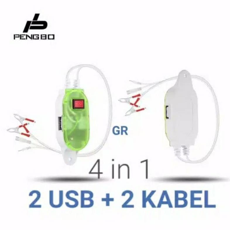 B6 Charger HP di Motor | DS Cash Hape Aki Sepeda Motor | Charger Accu