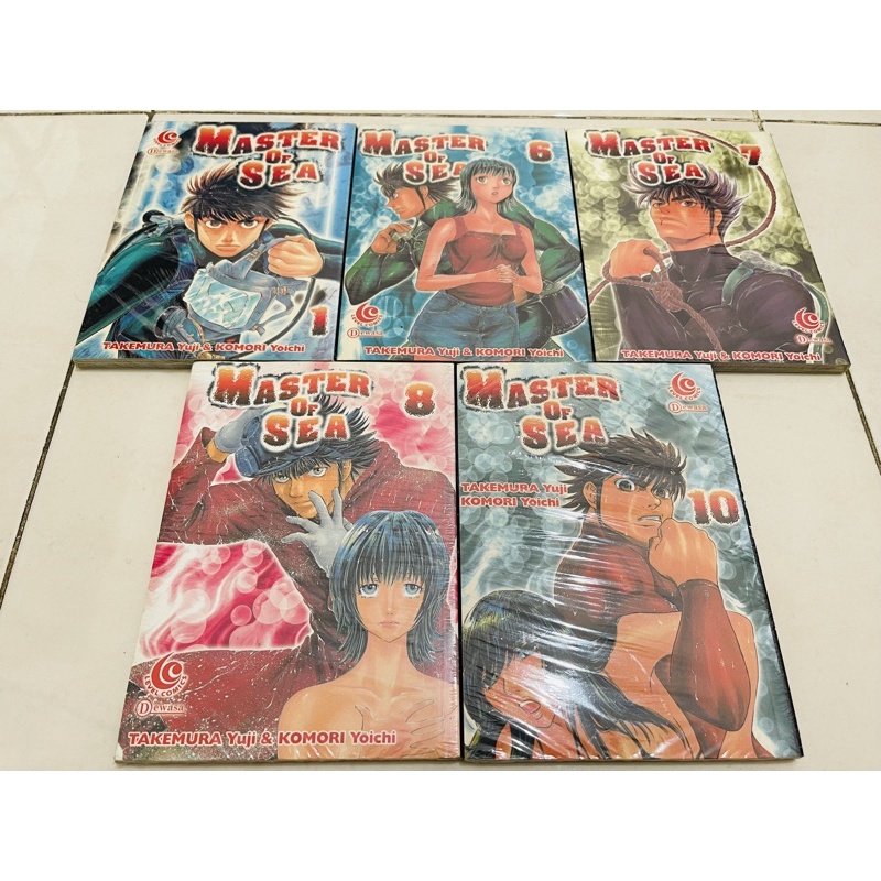 buku komik master of sea satuan