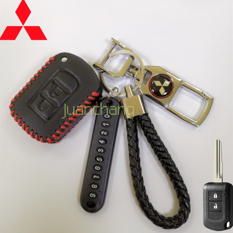 [Ready Stock] Kulit Berkualitas Tinggi Untuk Mitsubishi key cover Montero Mirage Xpander Strada GLXFor Mitsubishi Montero GLX, Mirage GLX, Xpander GLX, Strada GLX